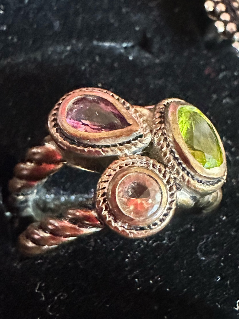 Vintage Crystal Ring